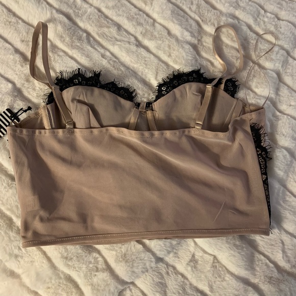 Brown and black bra top size XL - Picture 2 of 2